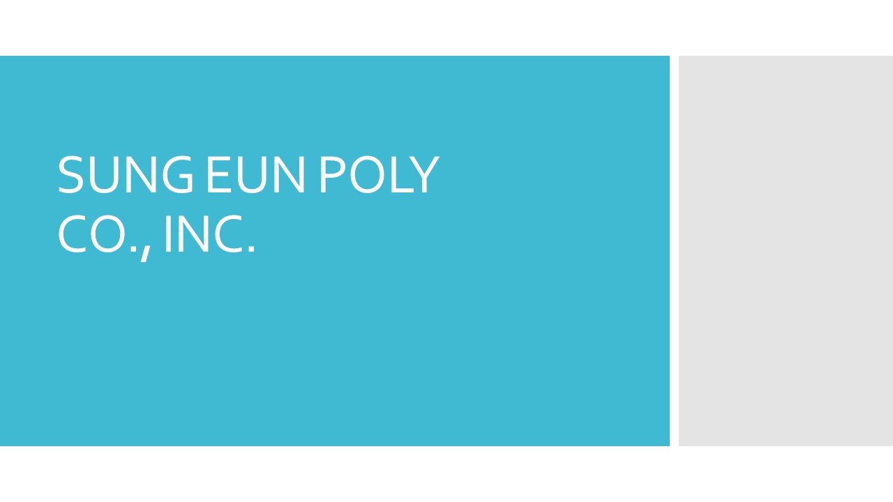 SUNGEUN POLY CO., INC.